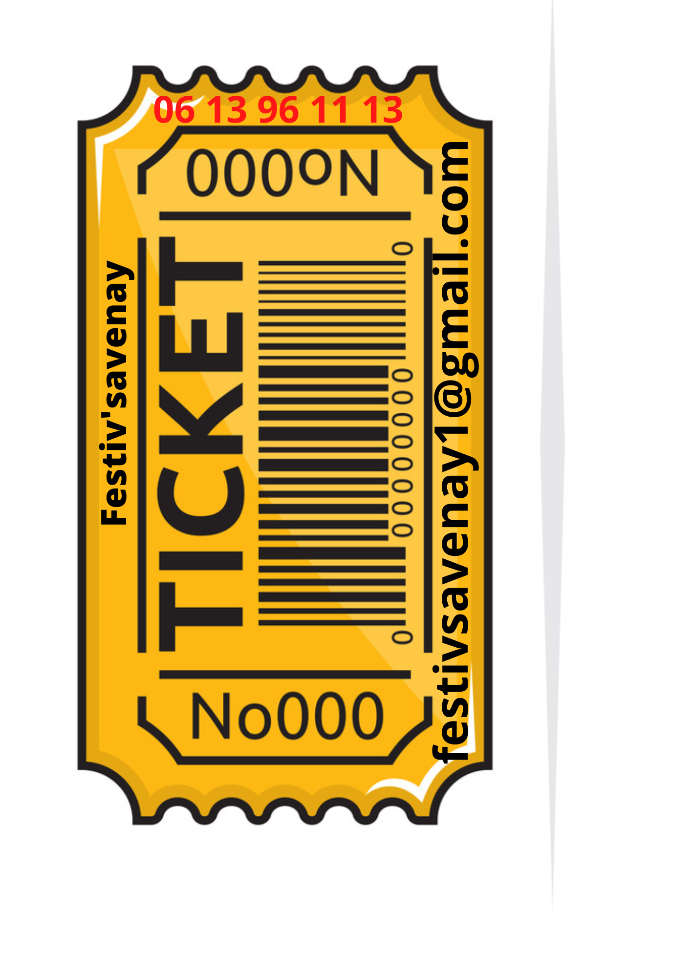 Ticket cinéma festiv'savenay 2023